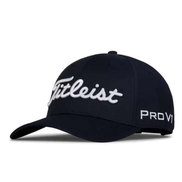 Titleist Pro V1 / Footjoy Navy Blue Golf Hat - Picture 2 of 4
